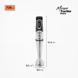 Mixer Mondial M-16-BI Preto e Inox 500W 127V
